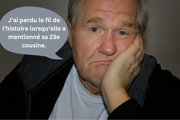 J'ai perdu le fil de l'histoire