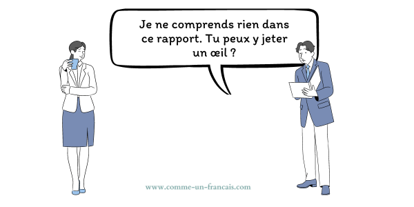 Expression : jeter un œil