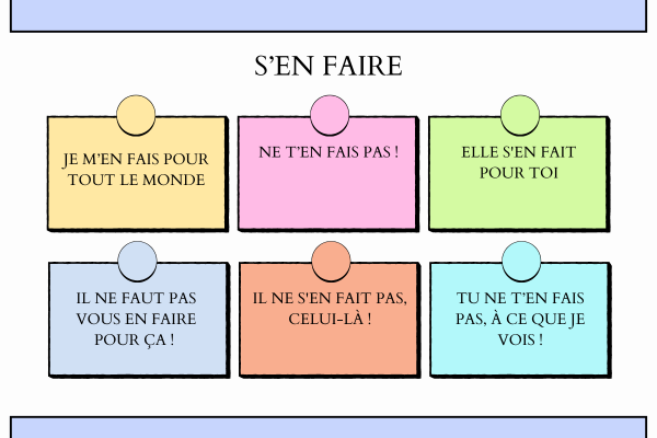 Expressions avec EN : s'en faire